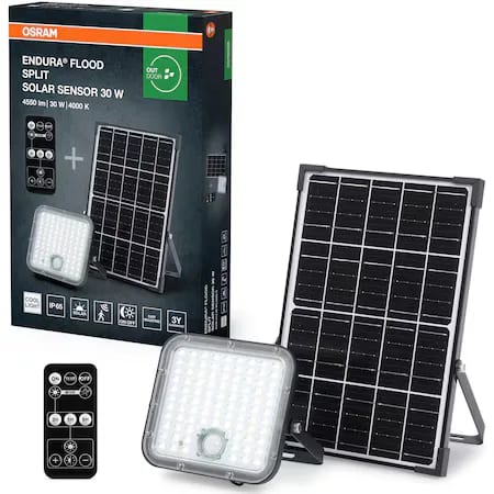 OSRAM Endura Flood Split Solar Sensor 30W 840